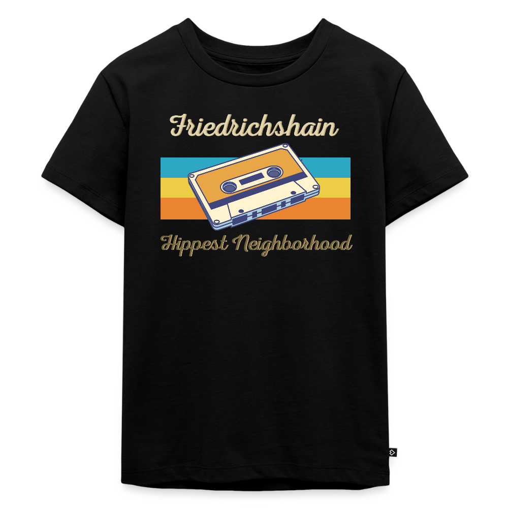 Friedrichshain Hippest Neighborhood - Kinder Premium T-Shirt - Schwarz