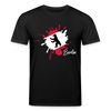 Berlin Klecks Bär - Unisex Bio T-Shirt - Schwarz