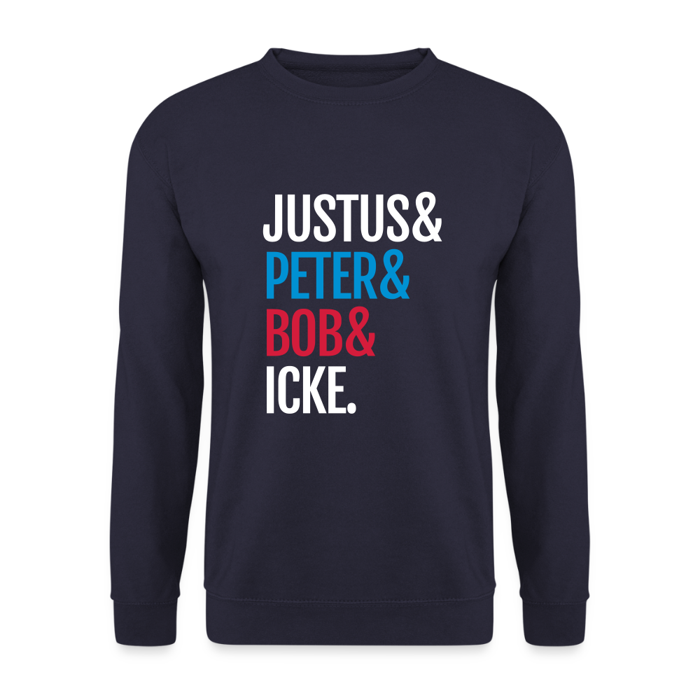 Justus & Peter & Bob & Icke - Unisex Pullover - Navy