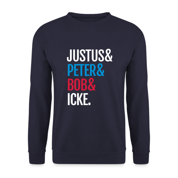 Justus & Peter & Bob & Icke - Unisex Pullover - Navy