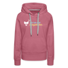 wär ick mal liejenjeblieben - Frauen Premium Hoodie - Malve