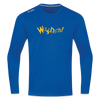 Wuschich! - Männer Sport Langamshirt - Royalblau