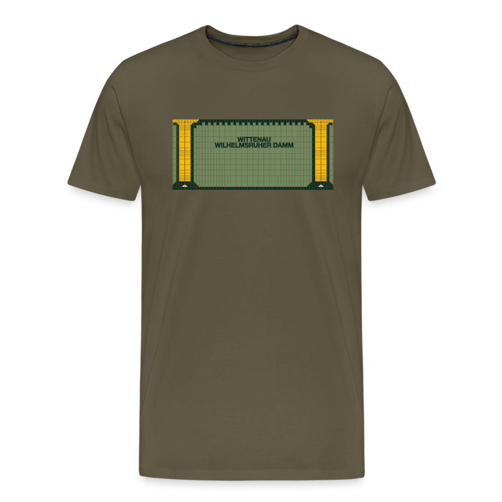 Wittenau Wilhelmsruher Damm - Männer Premium T-Shirt - Khaki