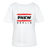PNKW - Relaxed Rundhals Frauen Bio-T-Shirt - Weiß