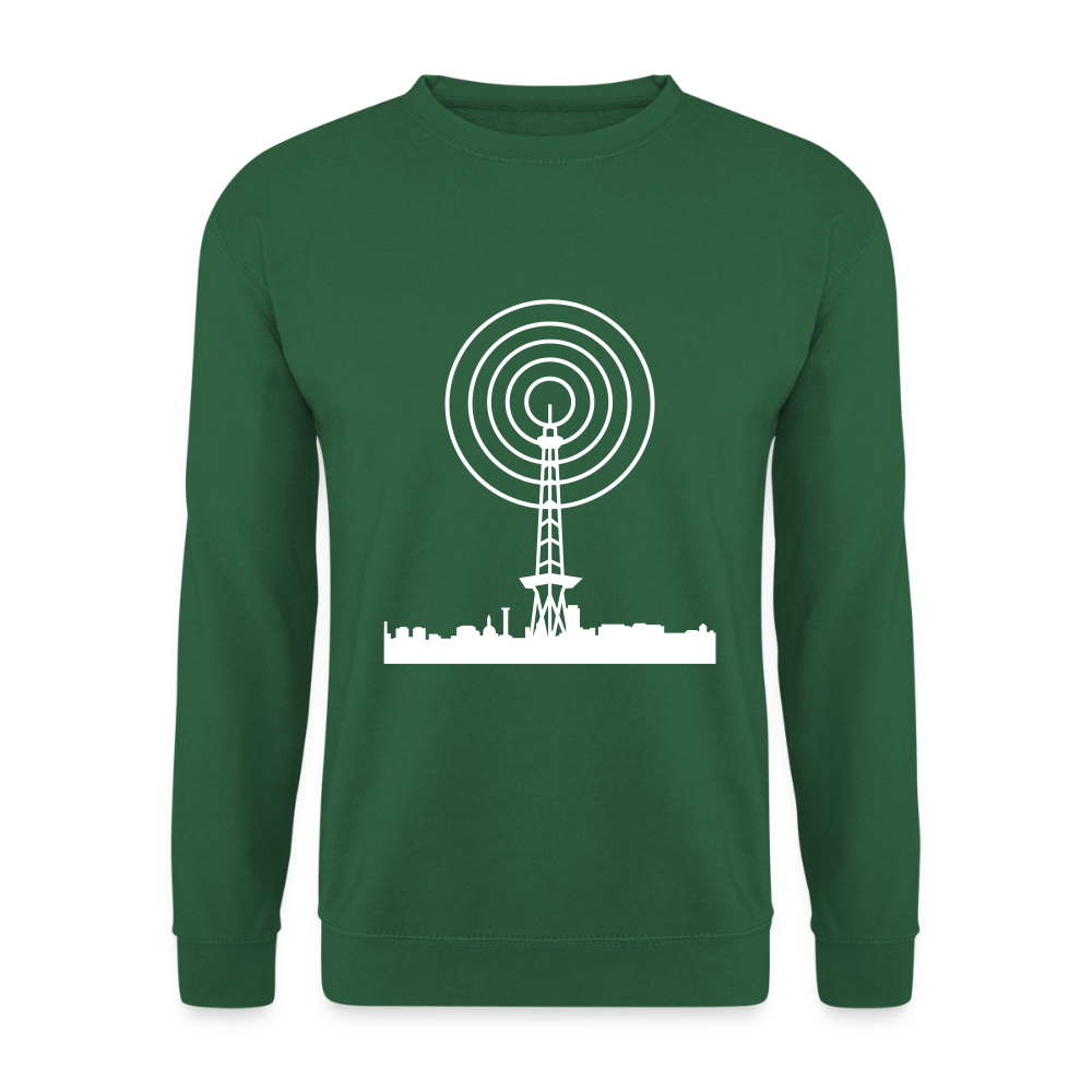 Funkturm im Fokus - Unisex Pullover - Grün