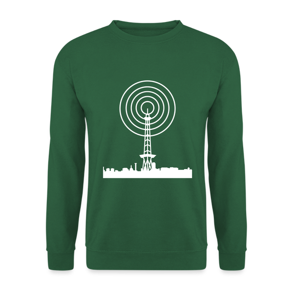 Funkturm im Fokus - Unisex Pullover - Grün