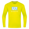 U7 - Männer Sport Langamshirt - Neongelb