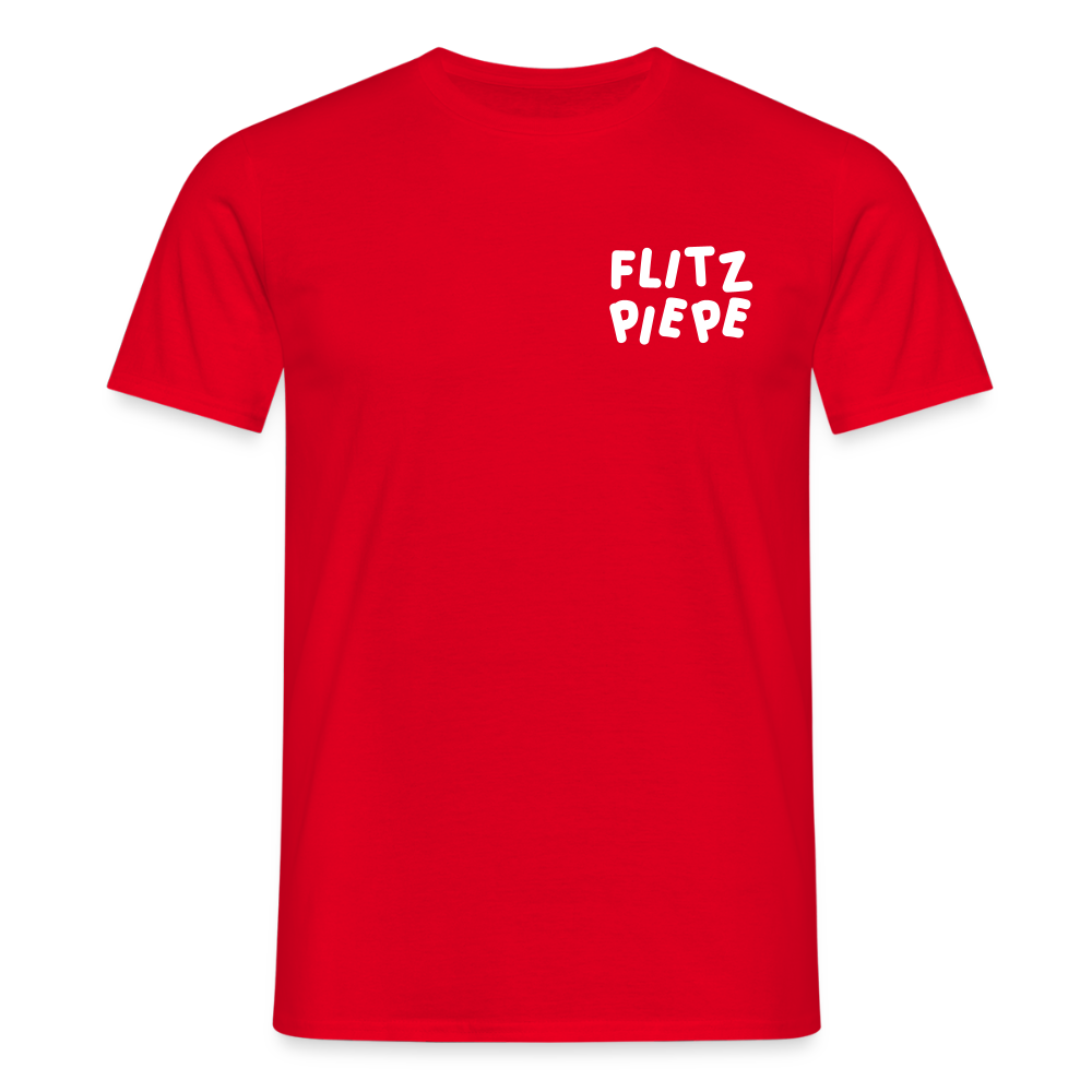 Flitz piepe - Männer Premium T-Shirt - Rot