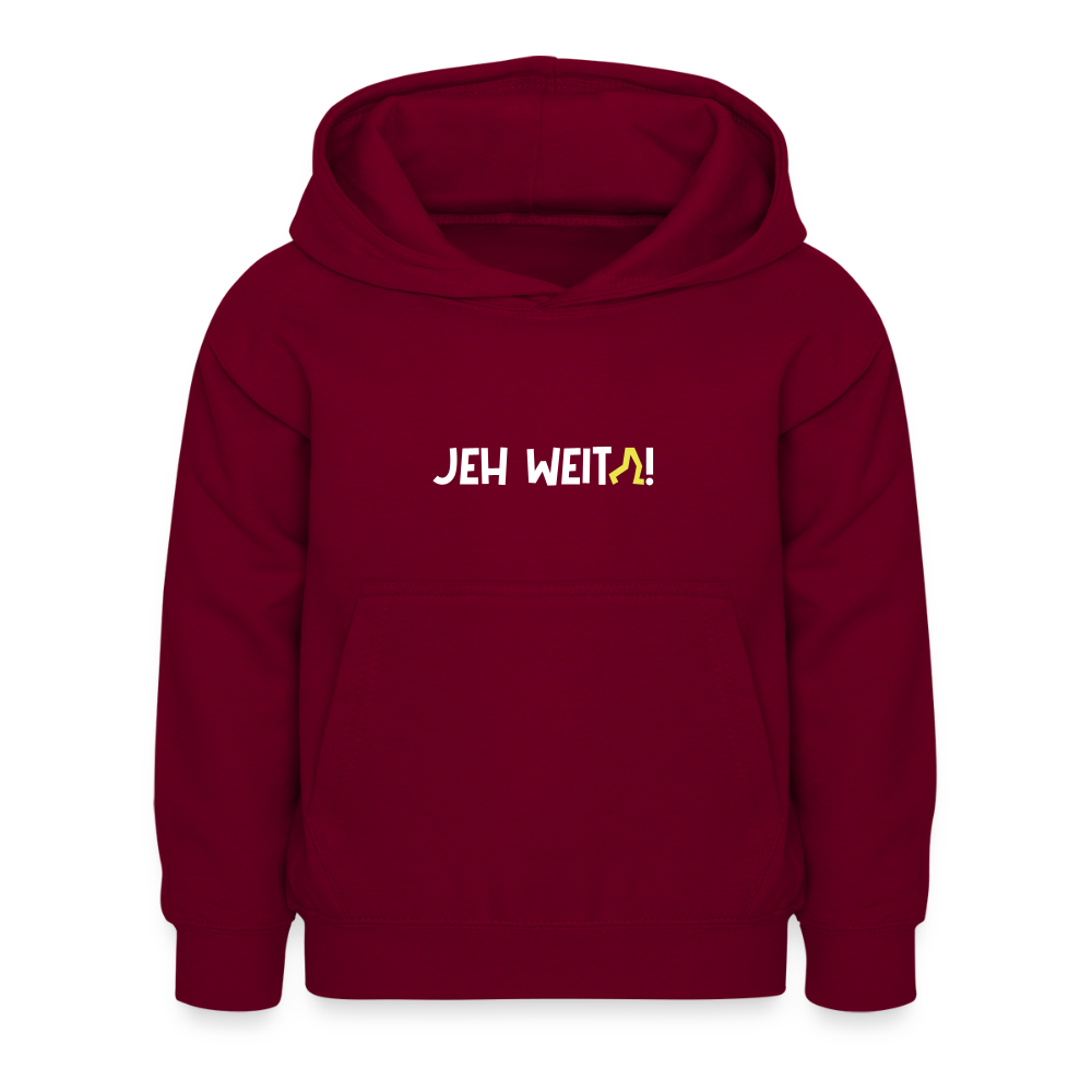 Jeh Weita! - Kinder Hoodie - Bordeaux