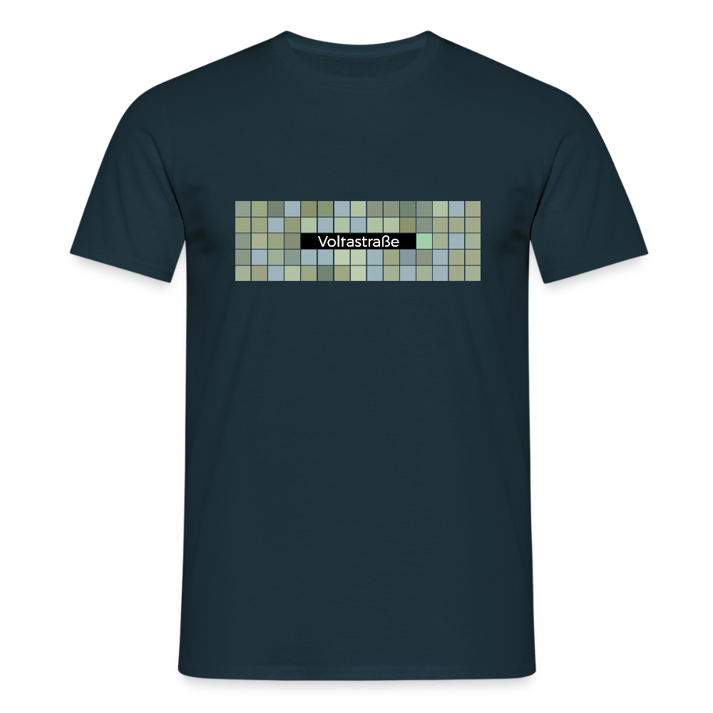 Voltastrasse - Männer Premium T-Shirt - Navy