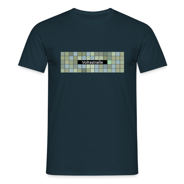 Voltastrasse - Männer Premium T-Shirt - Navy