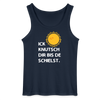 Ick knutsch dir Sonne! - Männer Tank Top - Navy