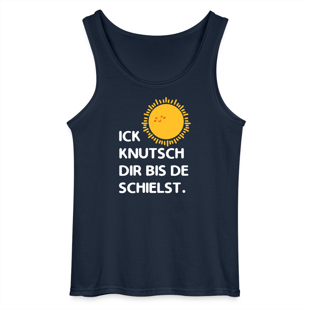 Ick knutsch dir Sonne! - Männer Tank Top - Navy
