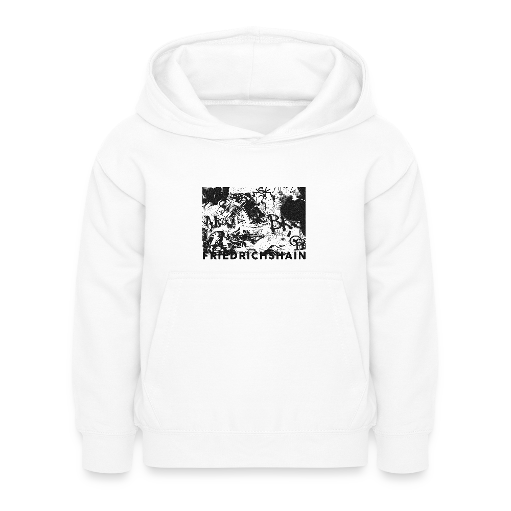 Friedrichshain Graffiti - Kinder Hoodie - Weiß