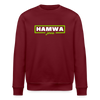 hamwa - Unisex Bio Sweatshirt - Burgunderrot