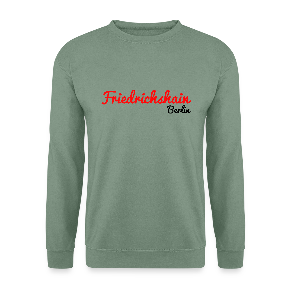 Friedrichshain Berlin - Unisex Pullover - Graugrün