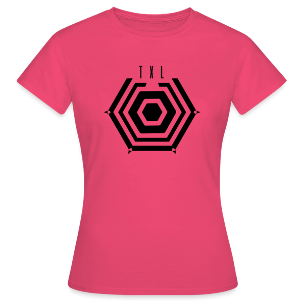 Tegel TXL Umrisse - Frauen Premium T-Shirt - Azalea