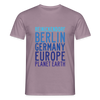 Reinickendorf Planet Earth - Männer Premium T-Shirt - Lilagrau