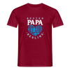Bester Papa - Männer Premium T-Shirt - Ziegelrot