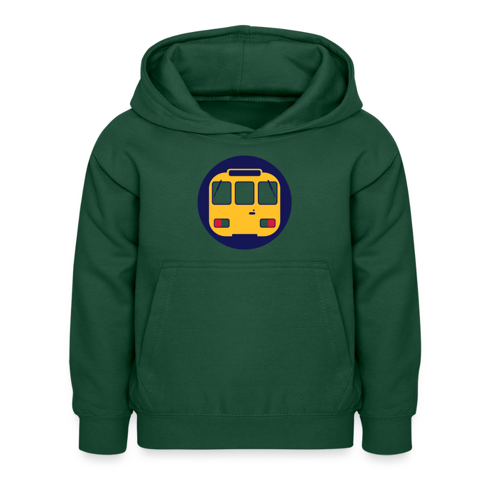U-Bahntunnel - Kinder Hoodie - Flaschengrün