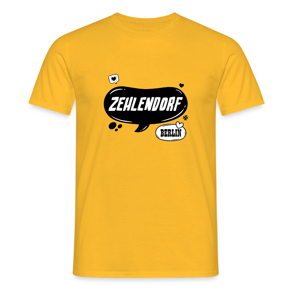 Zehlendorf Berlin - Männer Premium T-Shirt - Gelb