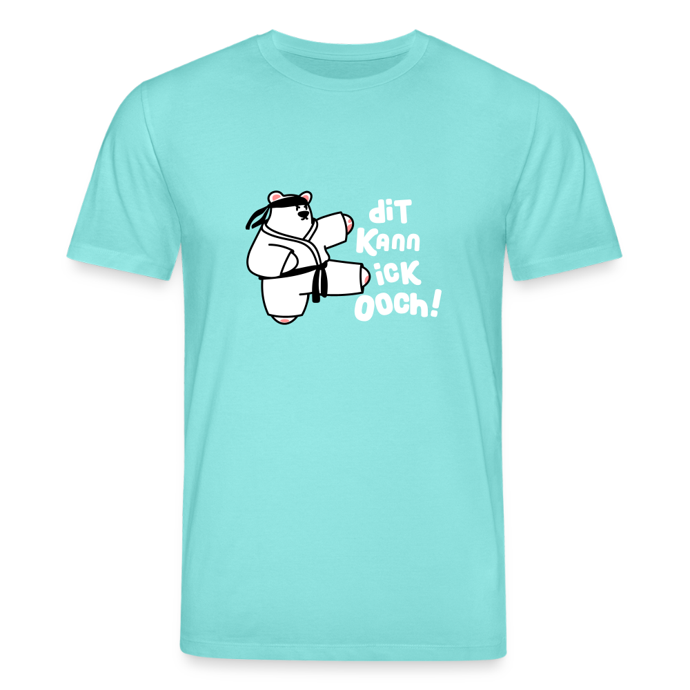 Dit kann ick ooch! - Unisex Bio T-Shirt - Poolblau