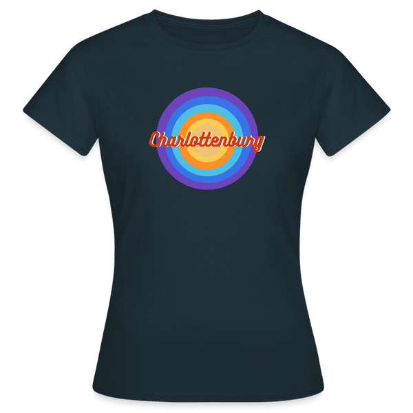 Charlottenburg Retro - Frauen Premium T-Shirt - Navy