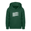 Jebongt! - Teenager Hoodie - Flaschengrün