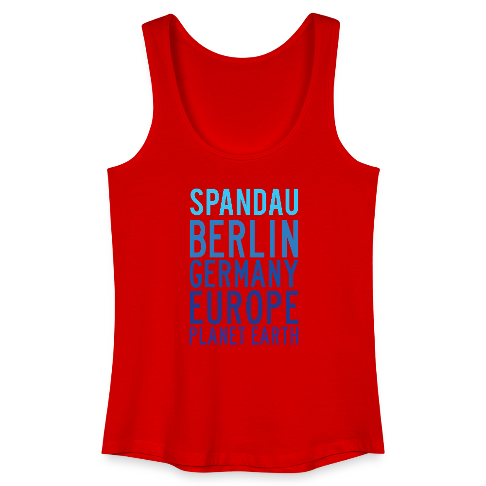 Spandau Planet Earth - Frauen Bio Tank Top - Rot