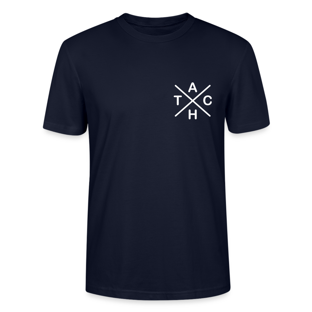 Tach X - Männer Bio T-Shirt - Navy