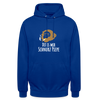 Dit is mir Schnurz Affe - Unisex Hoodie - Royalblau