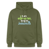 Kurz anjebunden, lang im Jedächtnis. - Hoodie - Militärgrün