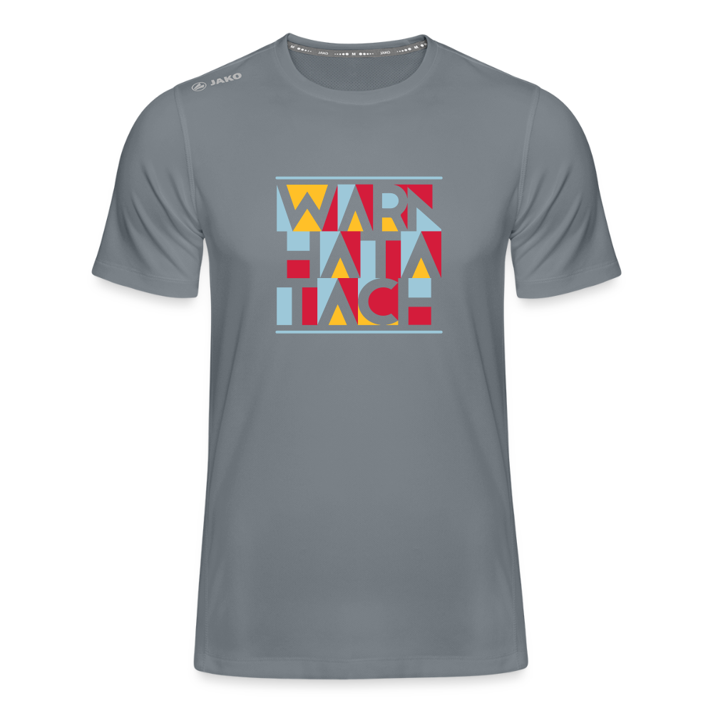 Warn Hata Tach - Männer Sport-Shirt - Grau