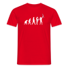 Evolution - Männer Premium T-Shirt - Rot