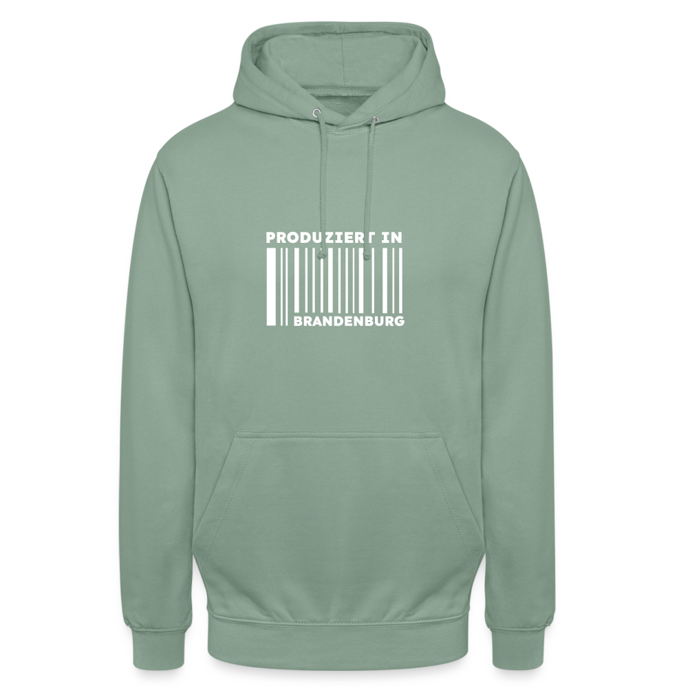 PRODUZIERT IN BRANDENBURG - Unisex Hoodie - Graugrün