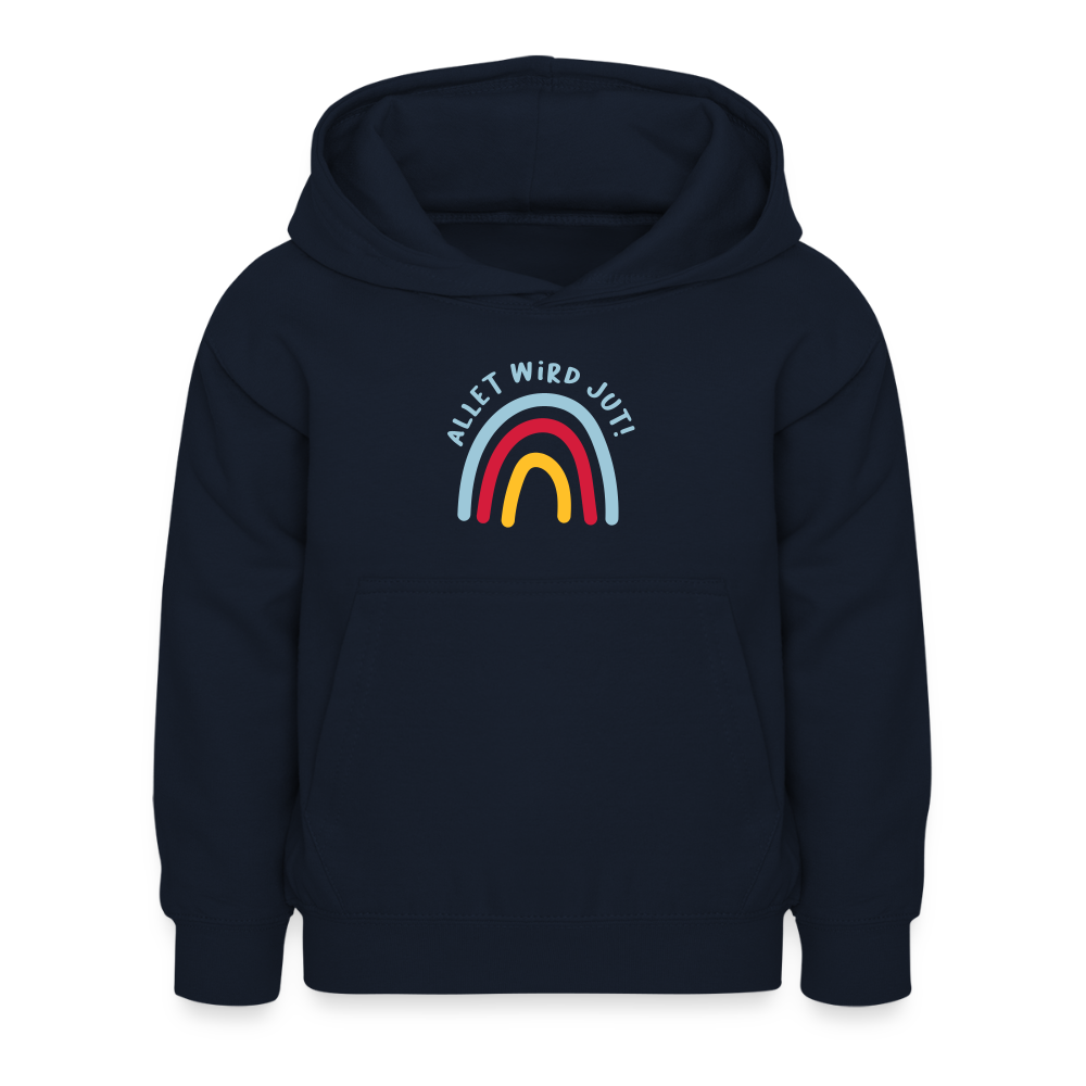Allet wird jut! - Kinder Hoodie - Navy