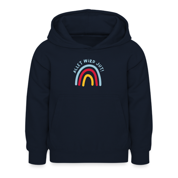 Allet wird jut! - Kinder Hoodie - Navy