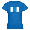 Berliner Skyline in Streifen - Frauen Premium T-Shirt - Royalblau