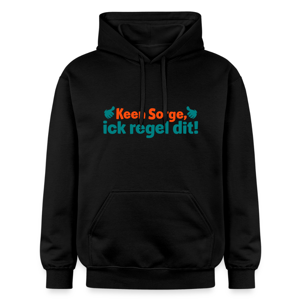 Keene Sorge, ick regel dit! - Hoodie - Schwarz