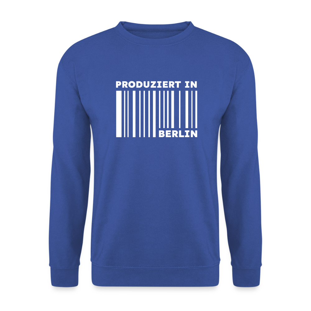 PRODUZIERT IN BERLIN - Unisex Pullover - Royalblau