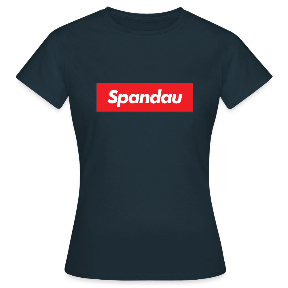 Spandau rot - Frauen Premium T-Shirt - Navy