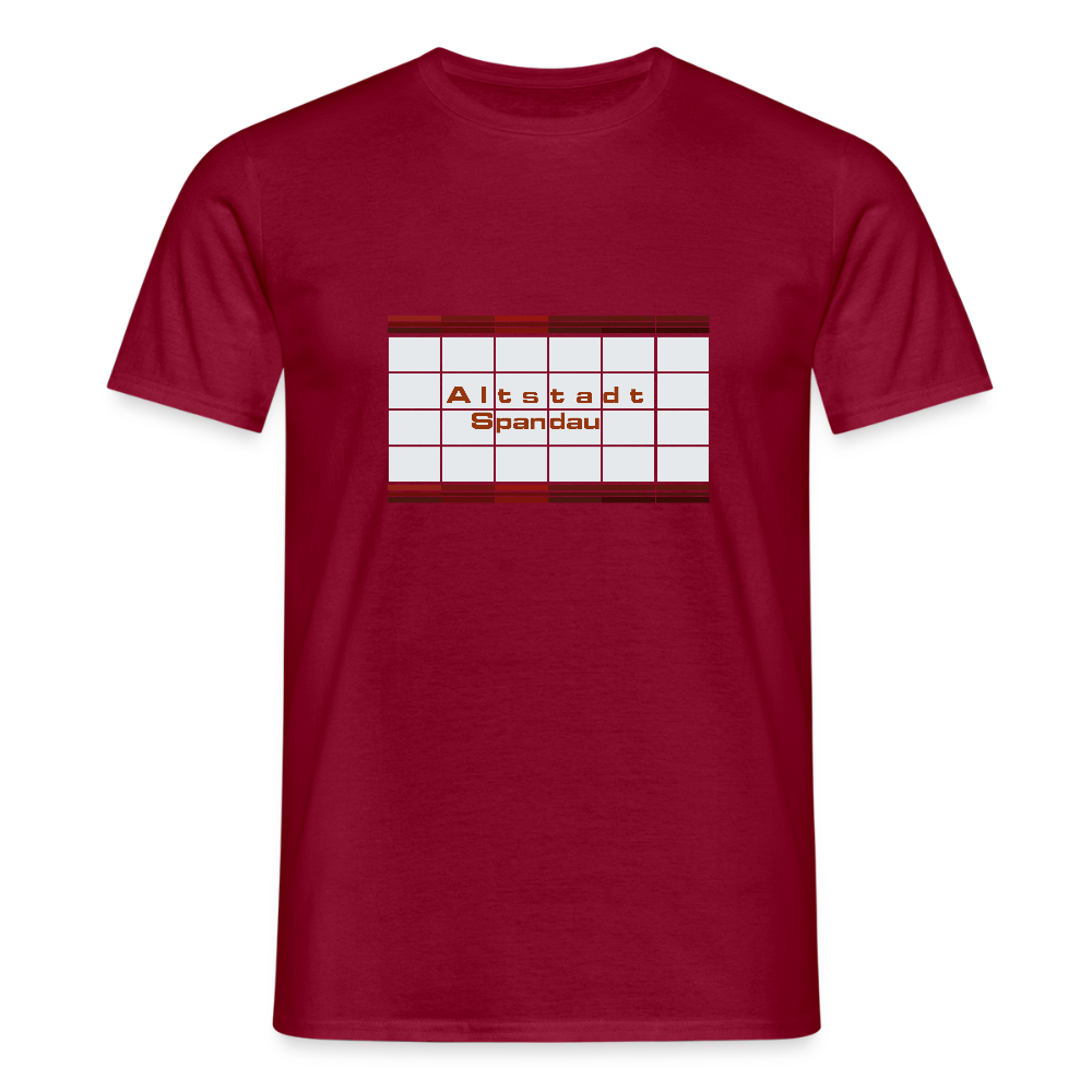 Altstadt Spandau - Männer Premium T-Shirt - Ziegelrot