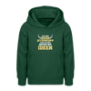 Ick bin keen Sturkopp - Teenager Hoodie - Flaschengrün