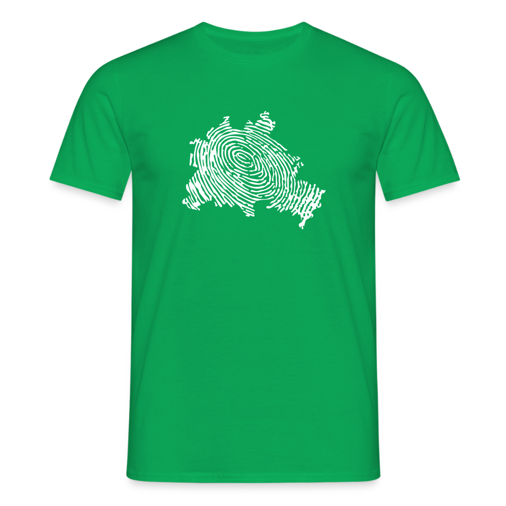 Berliner Finger - Männer Premium T-Shirt - Kelly Green