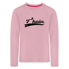 F'hain - Kinder Langarmshirt - Hellrosa