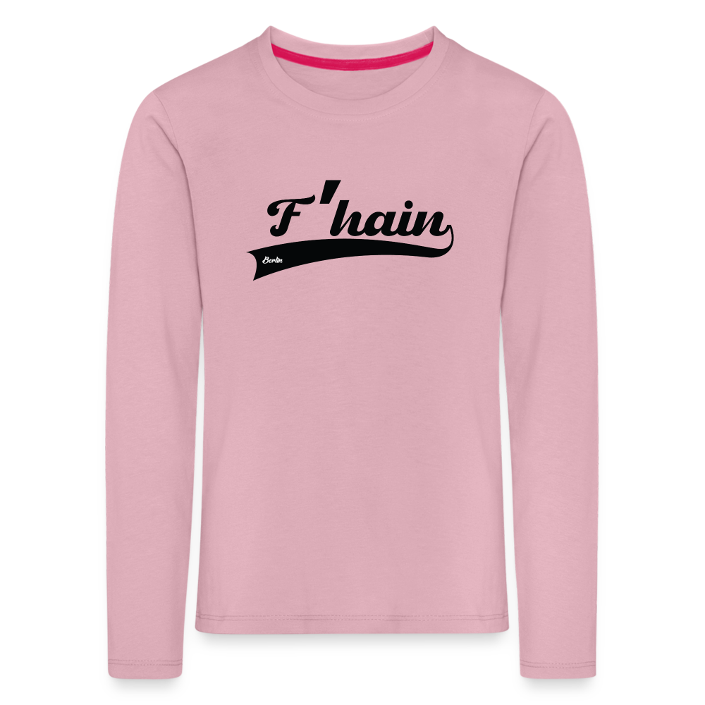 F'hain - Kinder Langarmshirt - Hellrosa