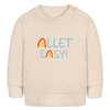 Allet Easy! - Baby Bio Pullover - Weißgrau