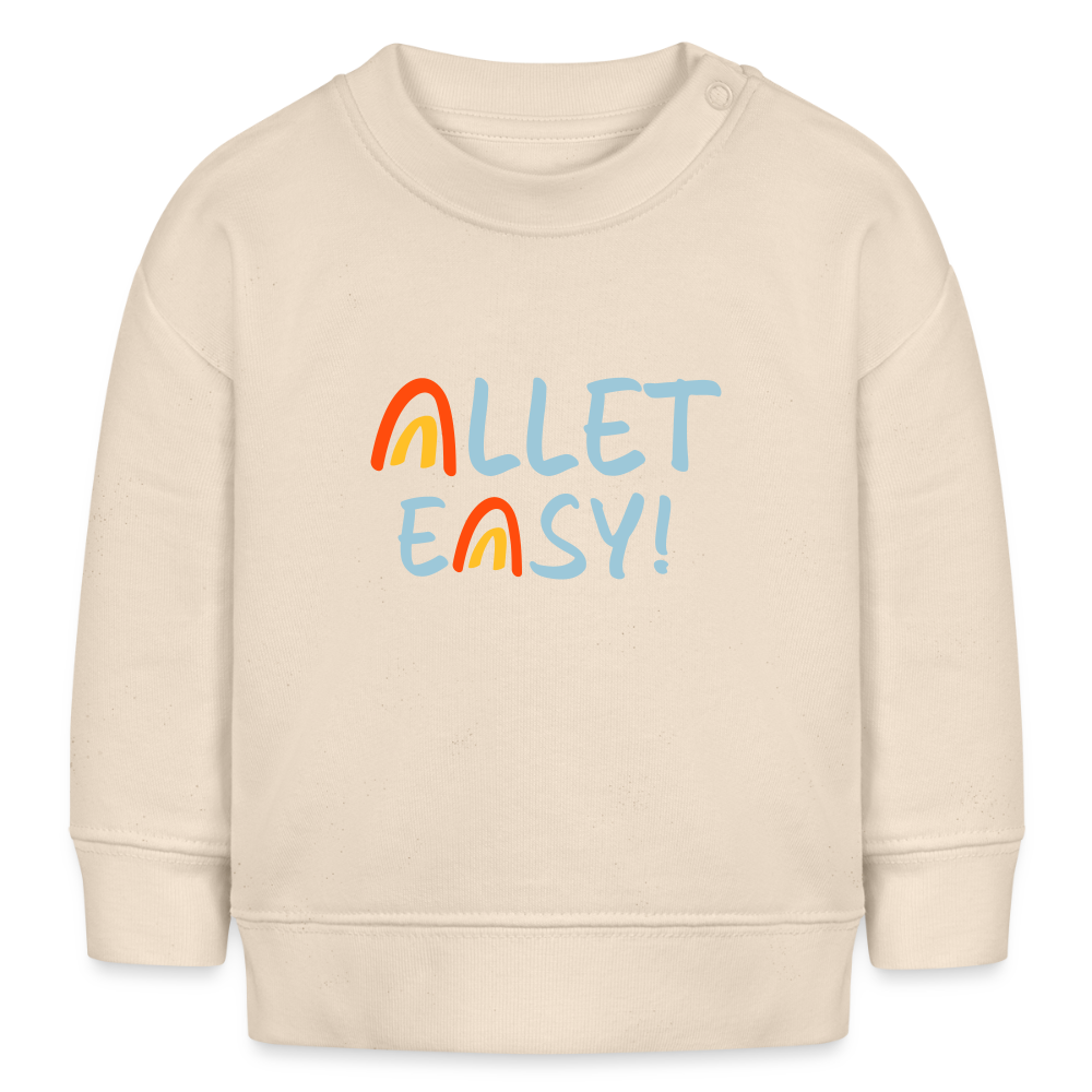 Allet Easy! - Baby Bio Pullover - Weißgrau