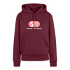 S1 - Frauen Premium Hoodie - Burgunderrot