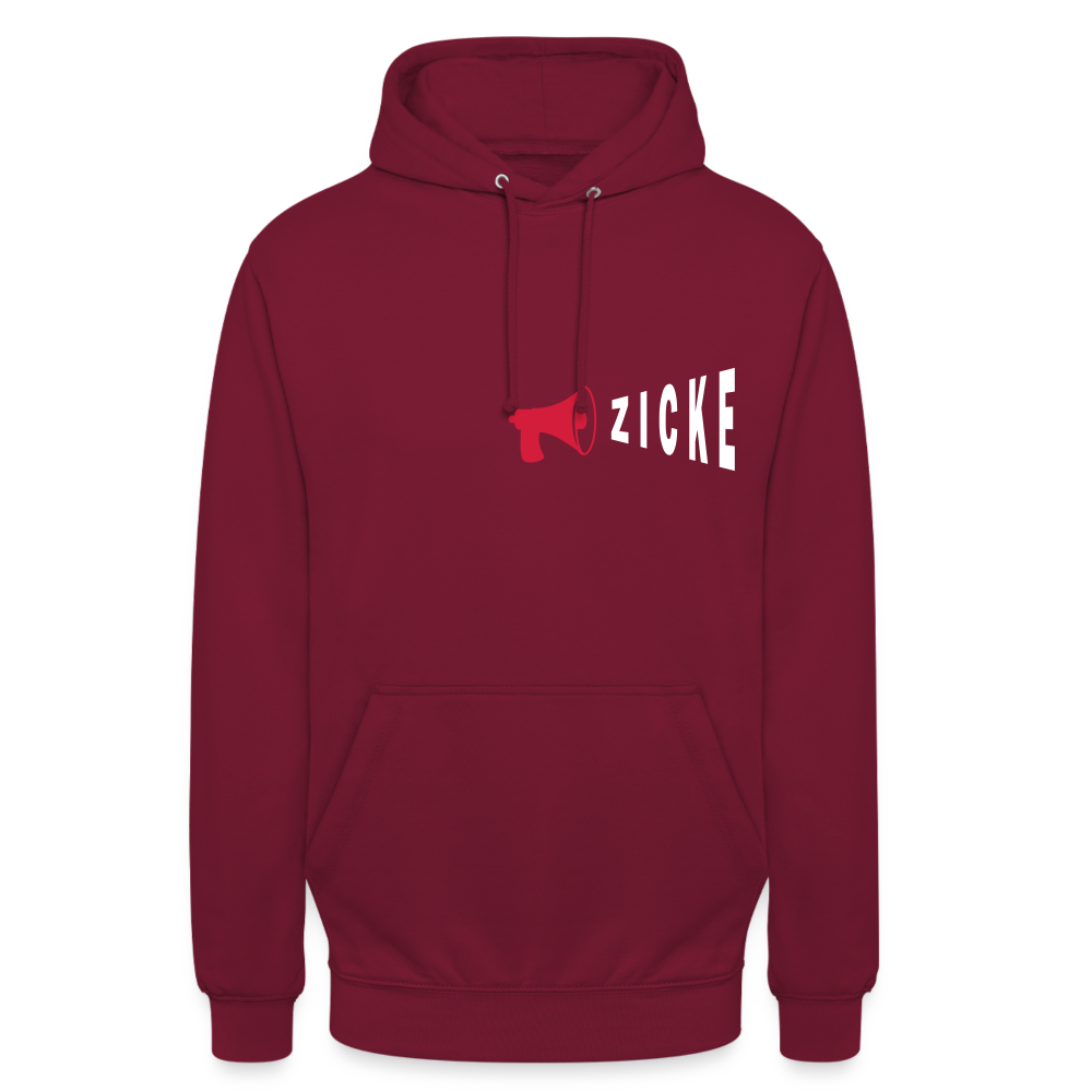 Zicke - Unisex Hoodie - Bordeaux